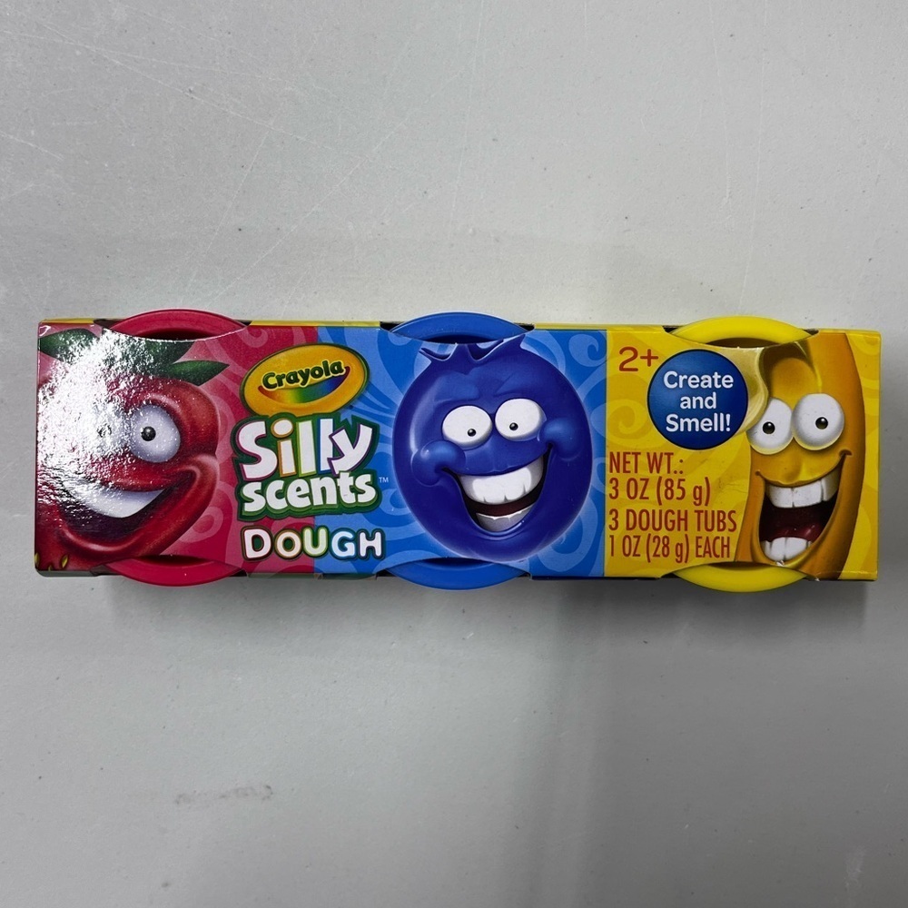NEW Crayola Silly Scents Doh 2+ Red/Blue/Yellow - Picture 4 of 7